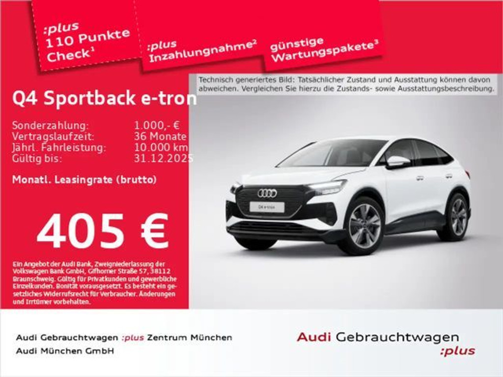 Audi Q4 e-tron 2025 Elektrisch