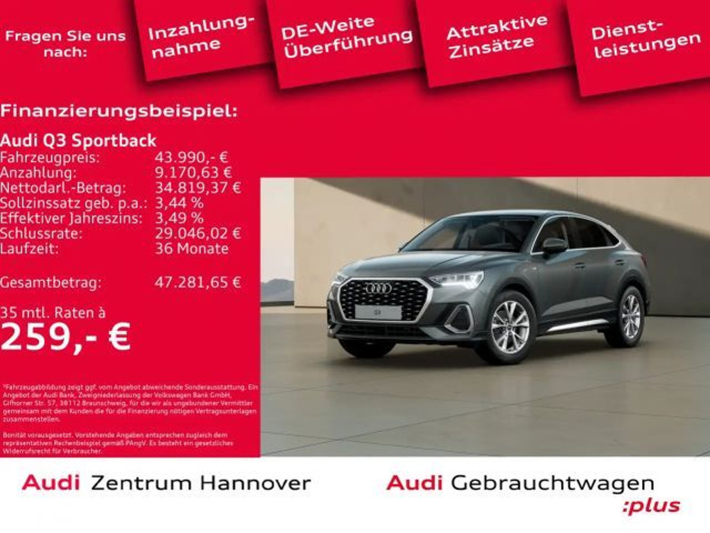 Audi Q3 2025 Benzine