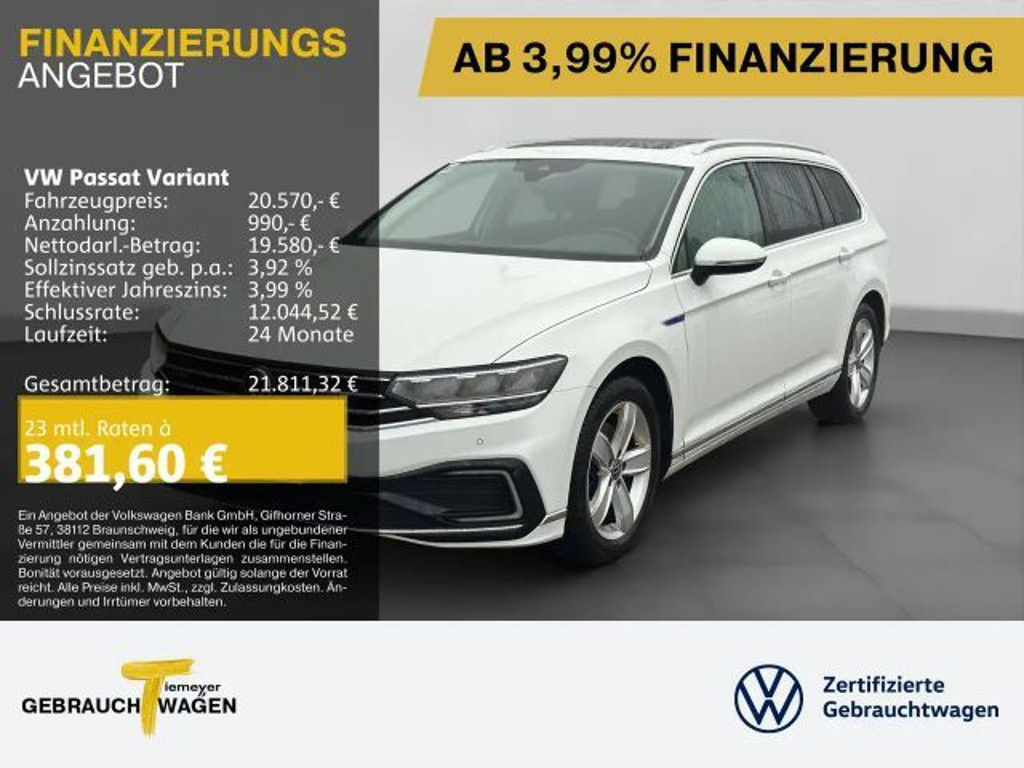 Volkswagen Passat 2021 Hybride Benzine