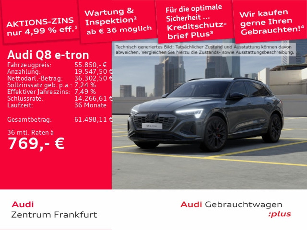 Audi Q8 e-tron 2023 Elektrisch