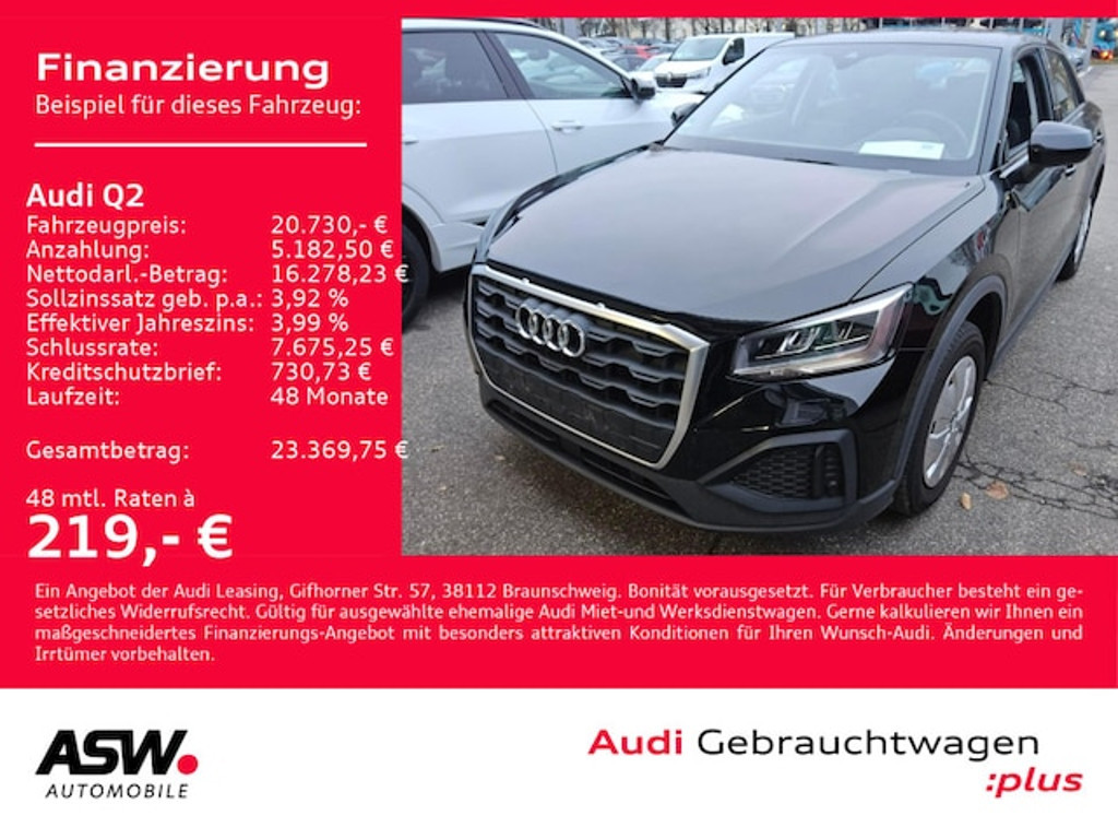 Audi Q2 2022 Benzine