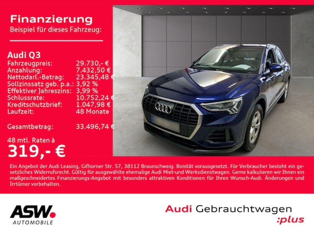 Audi Q3 2022 Hybride Benzine