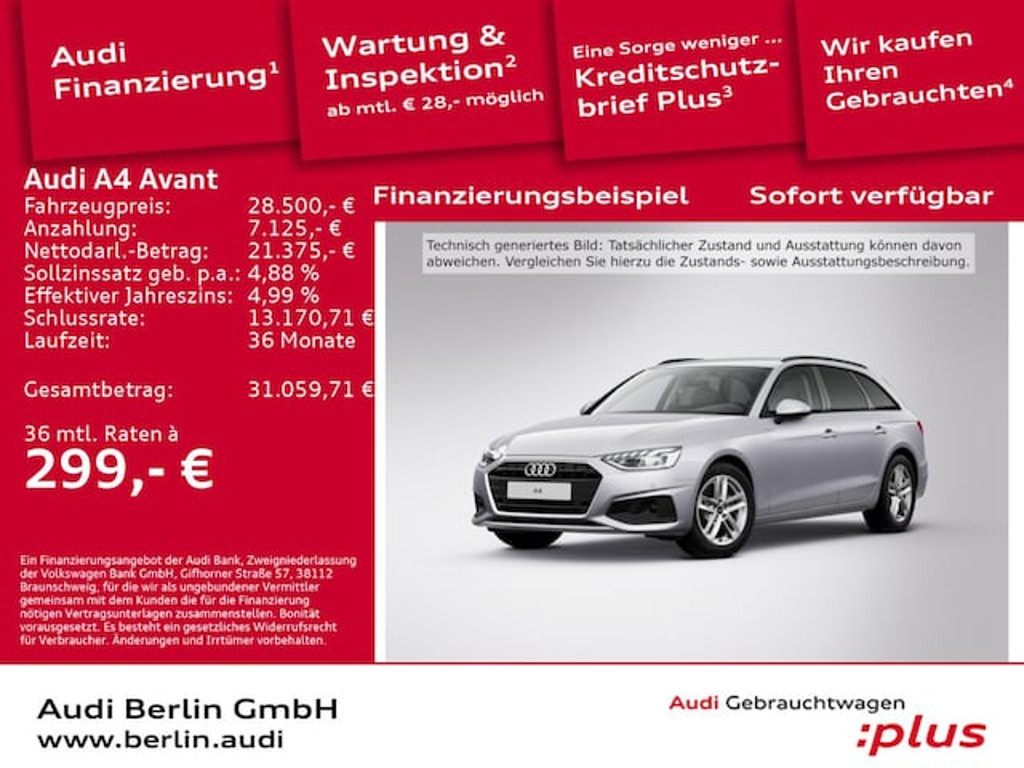Audi A4 2022 Benzine