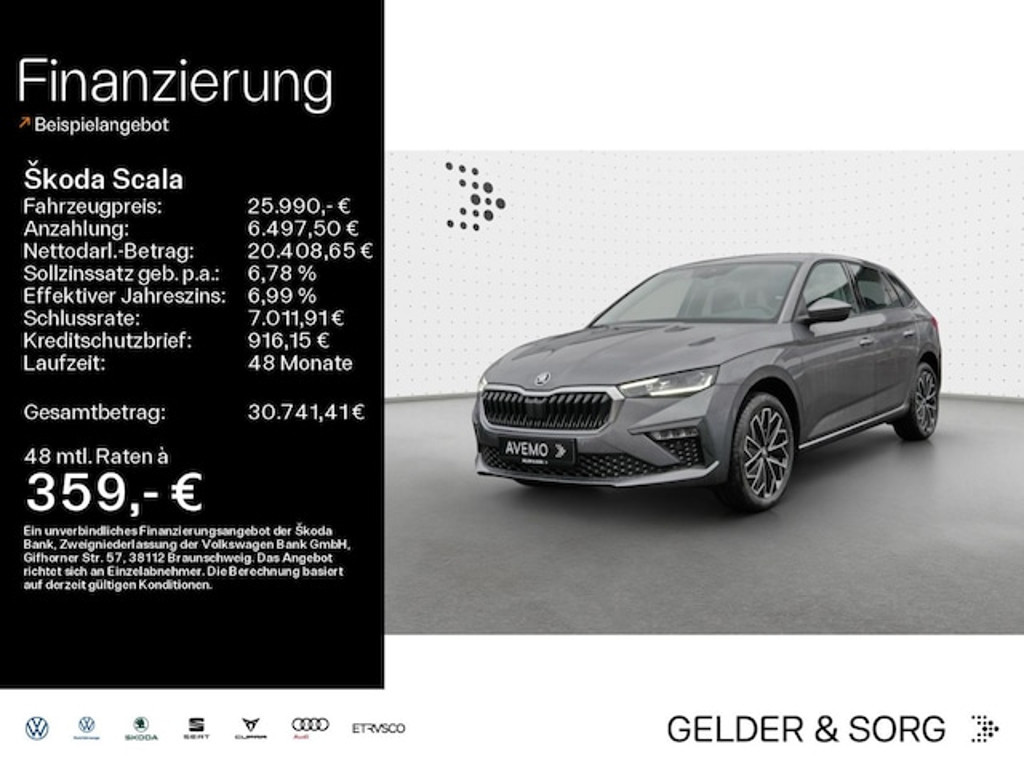Skoda Scala 2025 Benzine