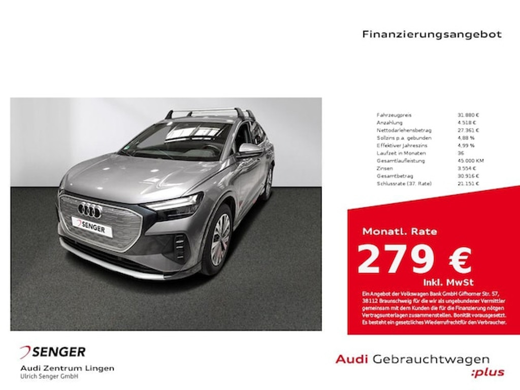 Audi Q4 e-tron 2022 Elektrisch