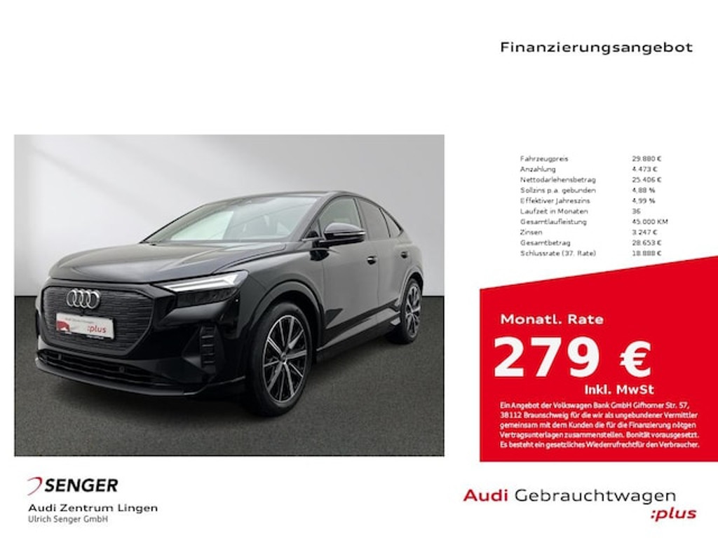 Audi Q4 e-tron 2022 Elektrisch