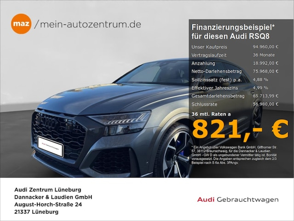 Audi RS Q8 2021 Benzine