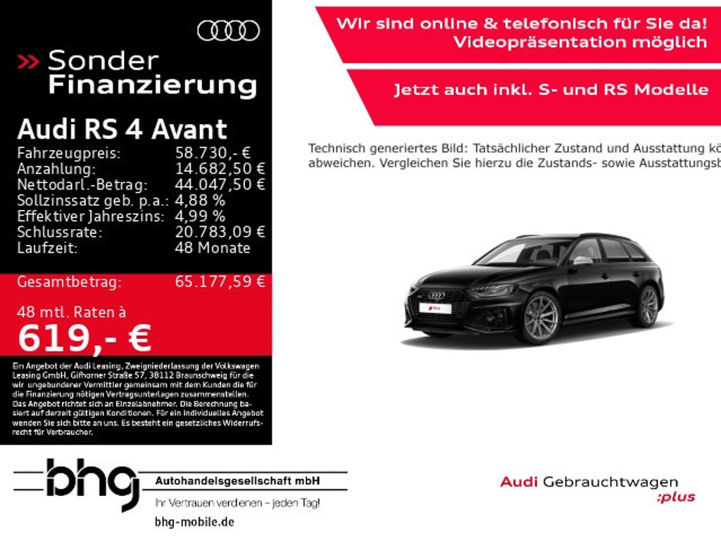 Audi RS4 2021 Benzine
