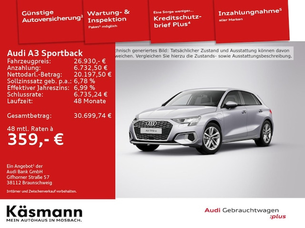 Audi A3 2022 Hybride Benzine