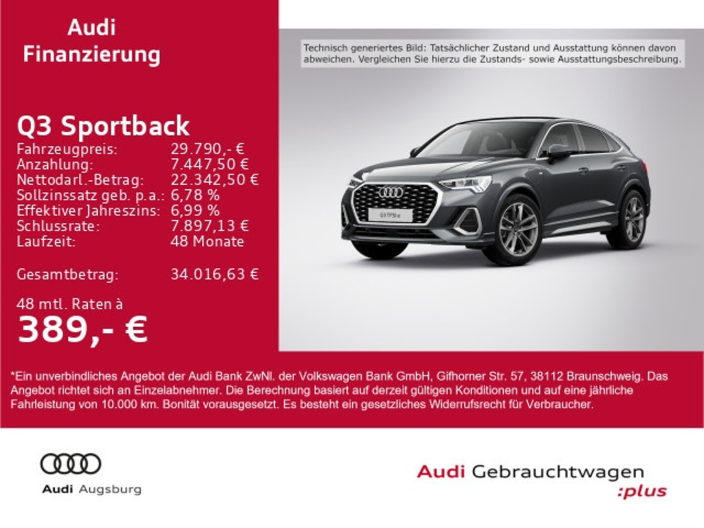Audi Q3 2022 Hybride Benzine