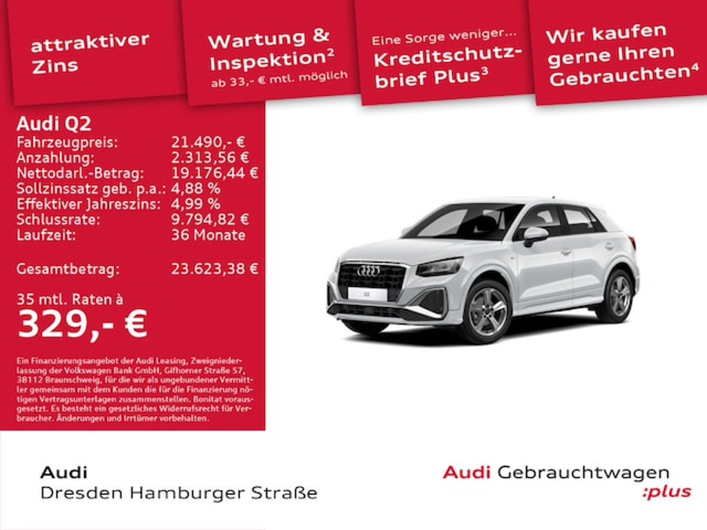 Audi Q2 2022 Benzine