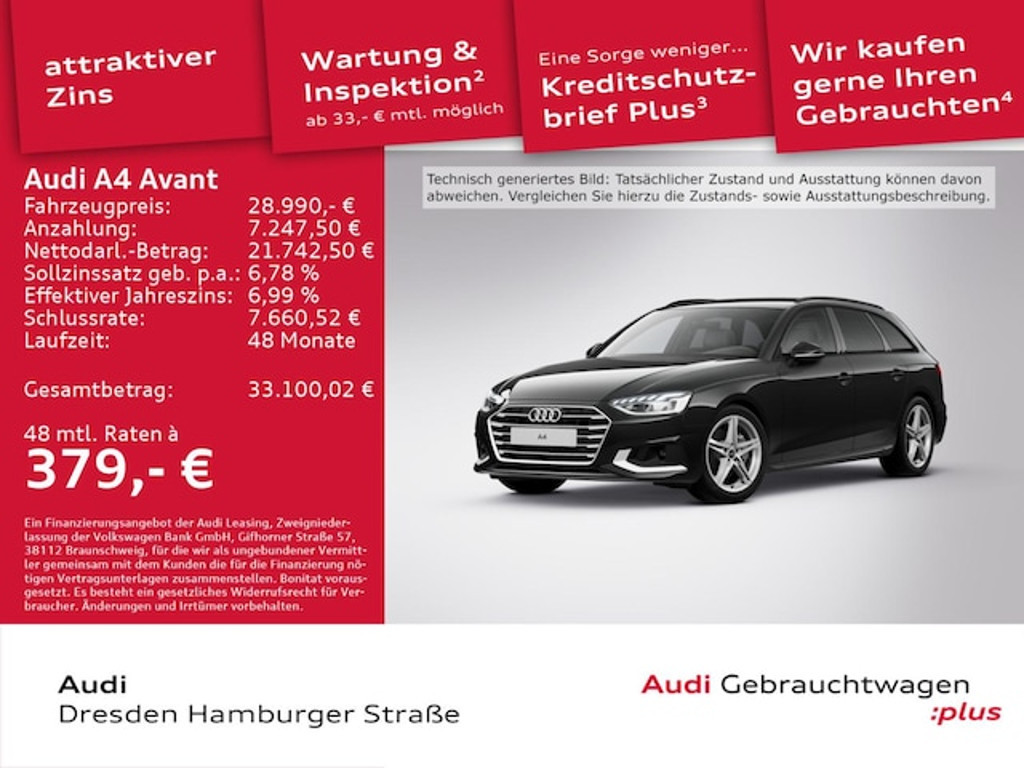 Audi A4 2022 Benzine