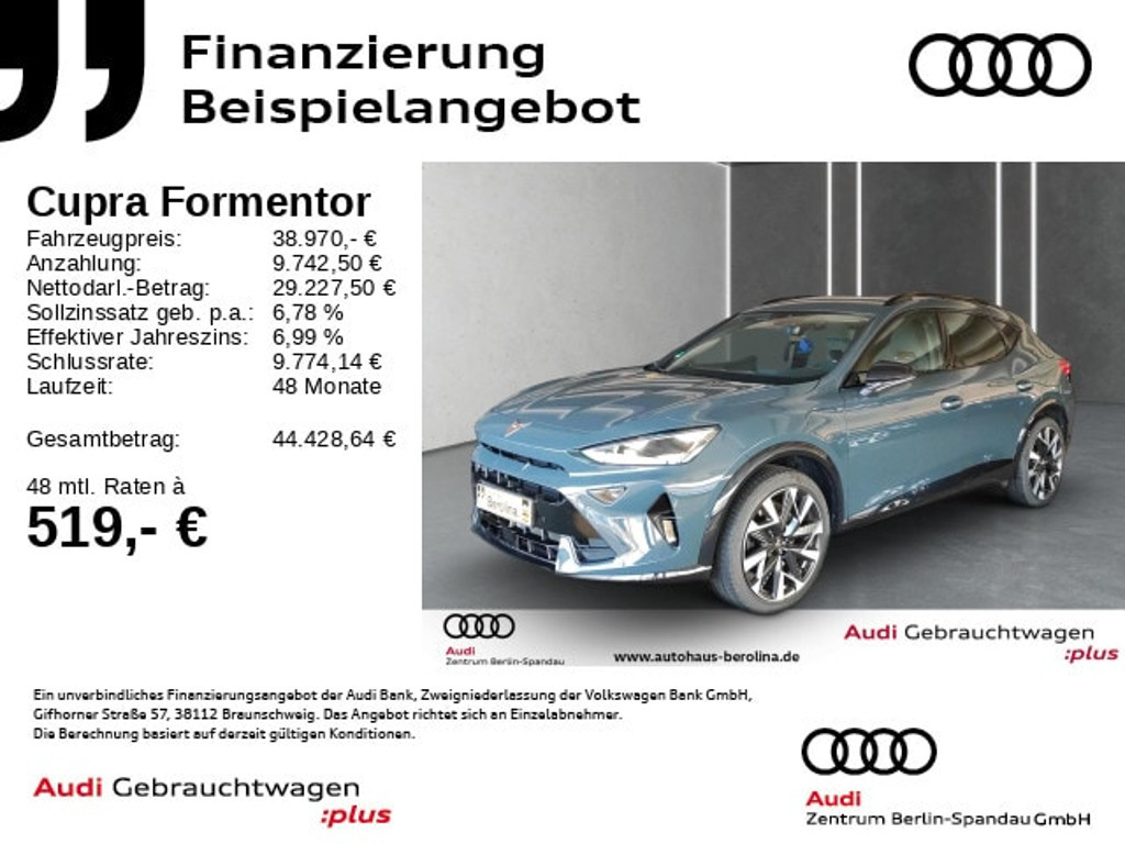 Cupra Formentor 2024 Hybride Benzine