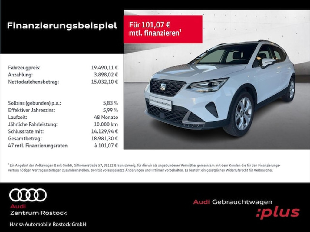 Seat Arona 2024 Benzine