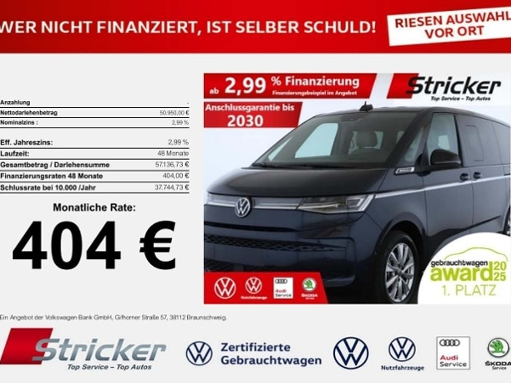 Volkswagen Multivan 2025 Benzine