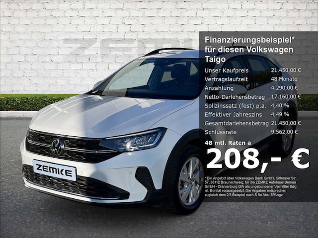 Volkswagen Taigo 2022 Benzine