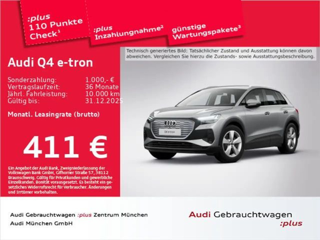 Audi Q4 e-tron 2024 Elektrisch