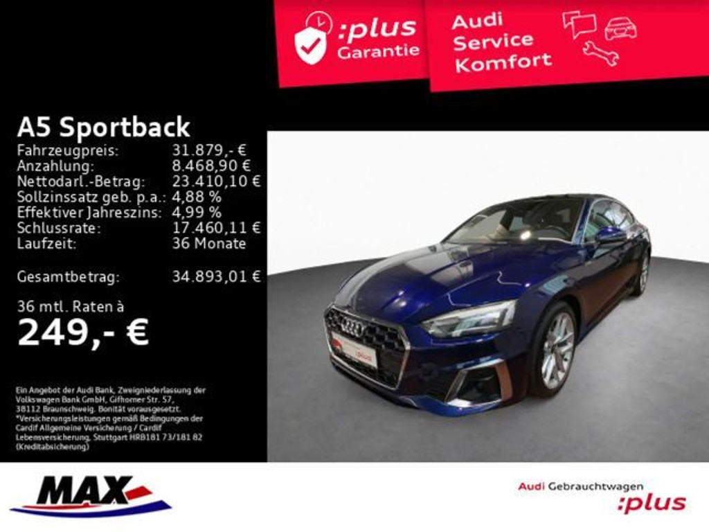 Audi A5 2022 Benzine
