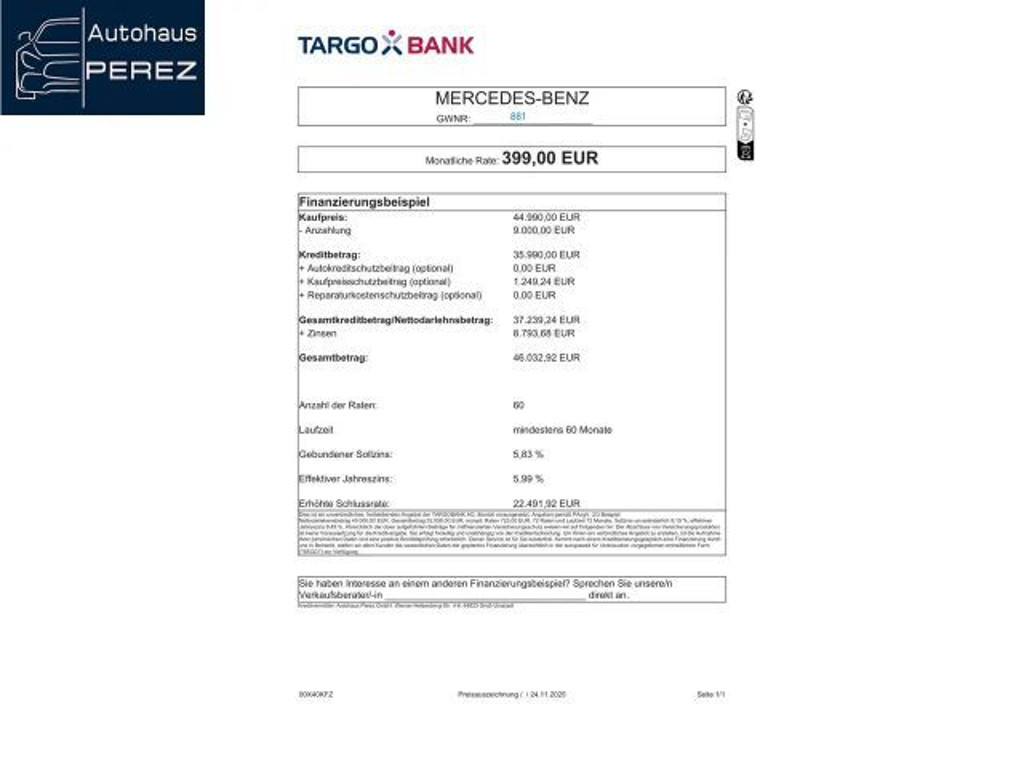 Mercedes-Benz CLA-Klasse