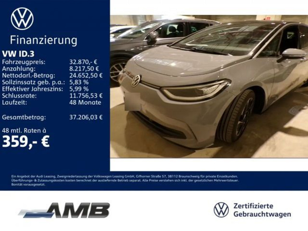 Volkswagen ID.3 2025 Elektrisch