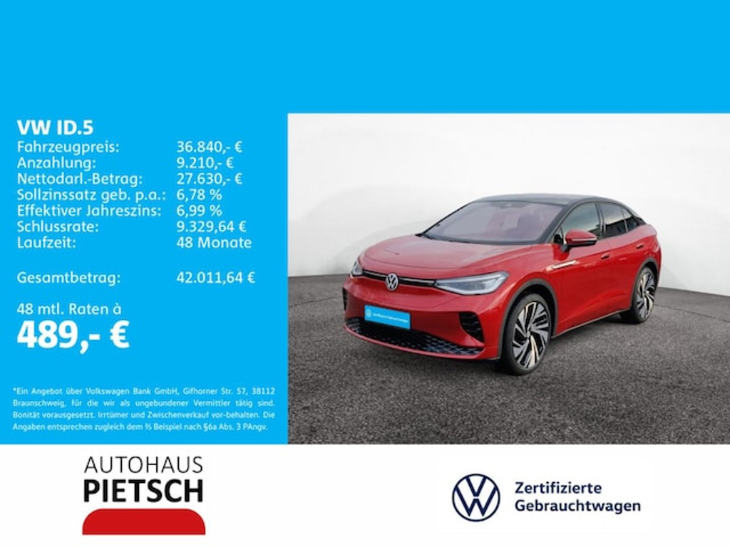 Volkswagen ID.5 2022 Elektrisch