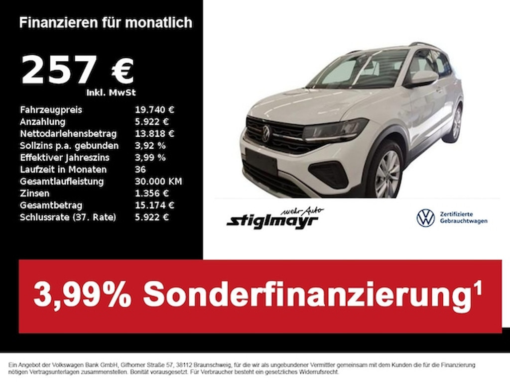 Volkswagen T-Cross 2024 Benzine