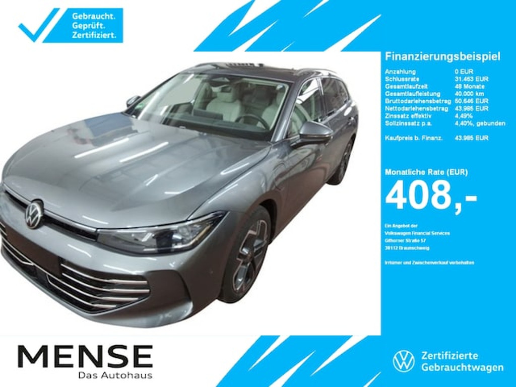 Volkswagen Passat 2025 Hybride Benzine