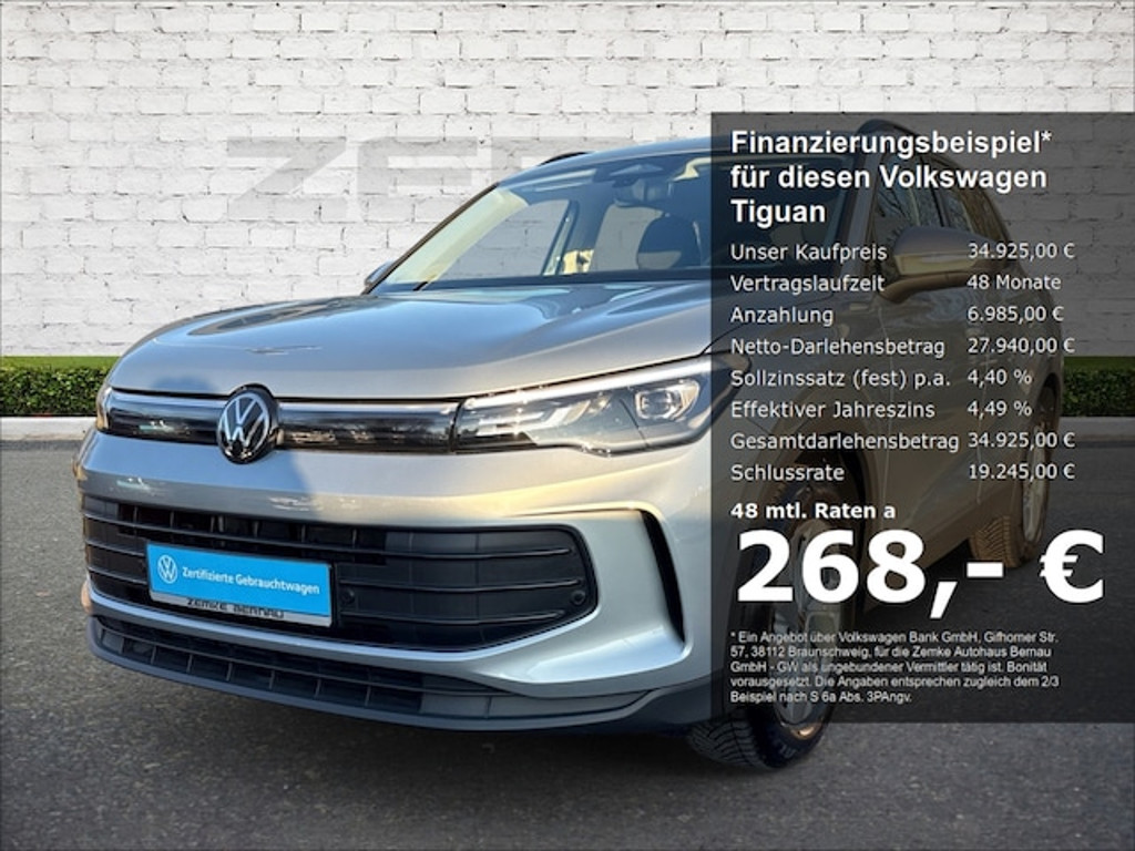 Volkswagen Tiguan 2025 Benzine