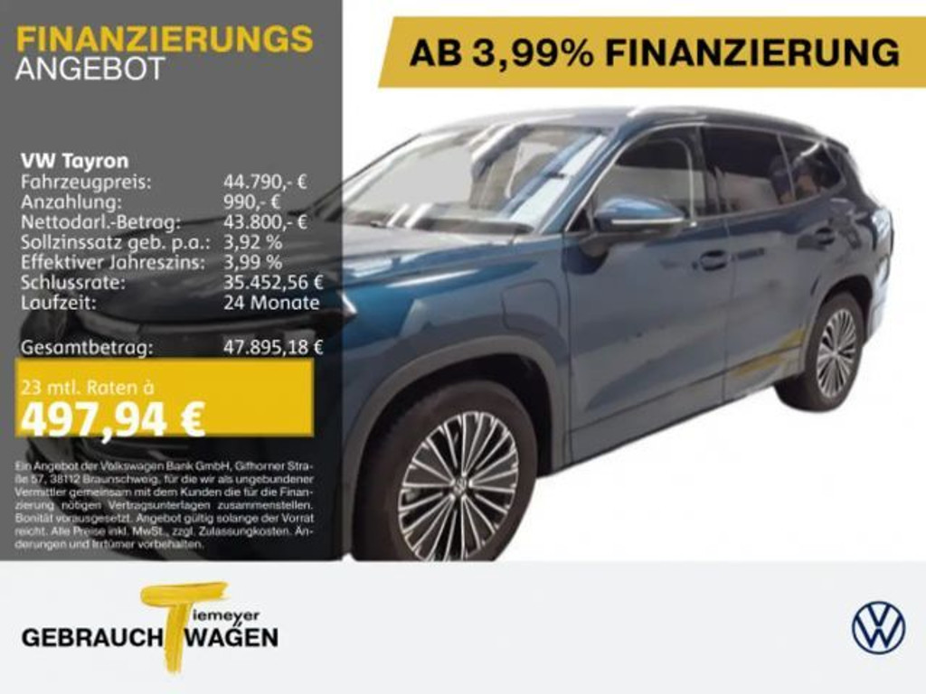 Volkswagen Tayron 2025 Hybride Benzine