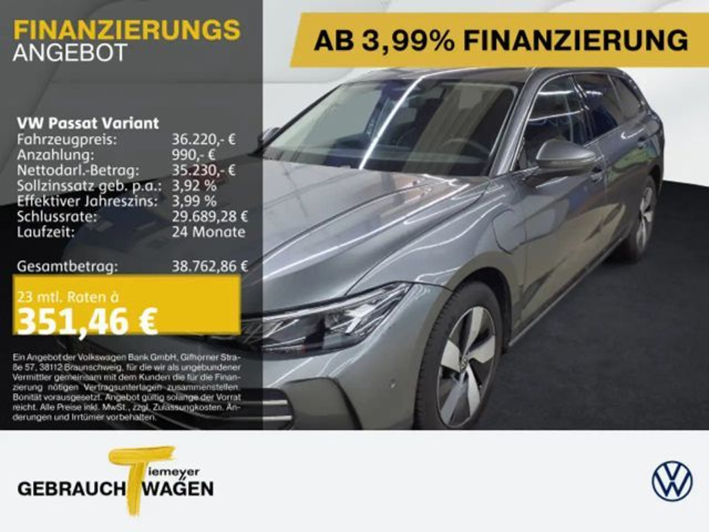 Volkswagen Passat 2025 Hybride Benzine