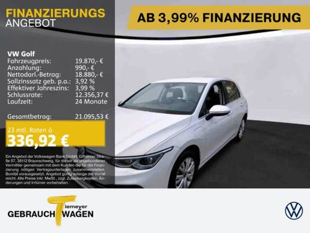Volkswagen Golf 2022 Hybride Benzine