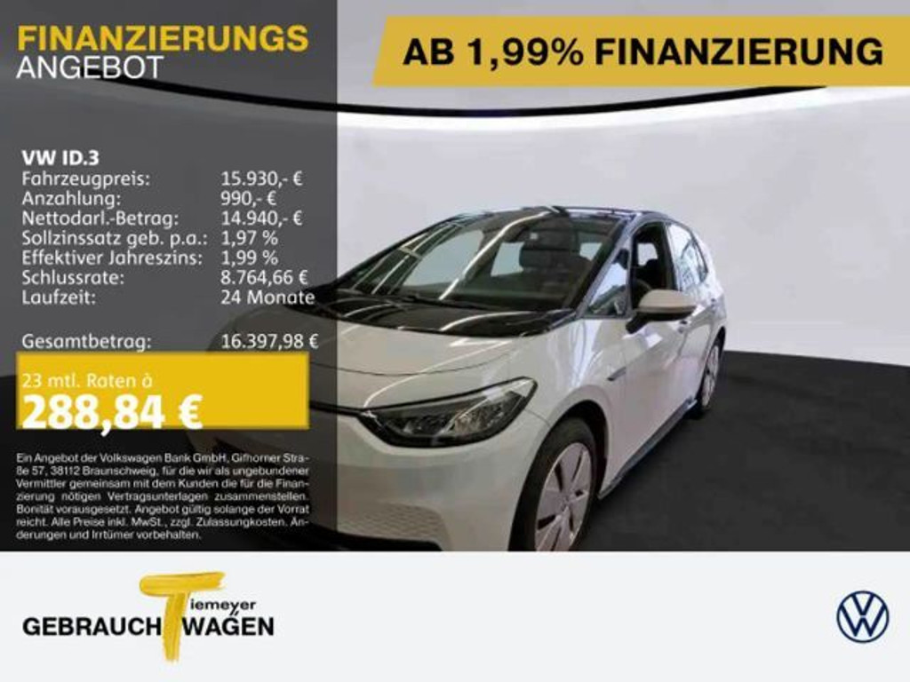 Volkswagen ID.3 2021 Elektrisch