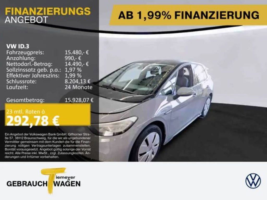 Volkswagen ID.3 2021 Elektrisch