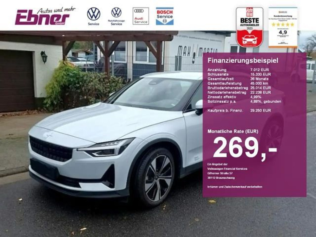 Polestar 2 2022 Elektrisch