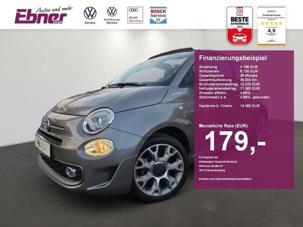 Fiat 500C 2022 Benzine