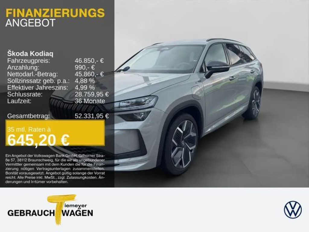Skoda Kodiaq 2025 Hybride Benzine