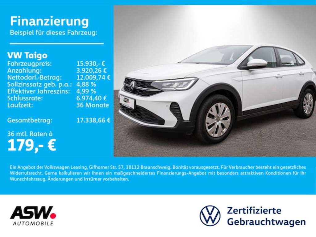 Volkswagen Taigo 2022 Benzine