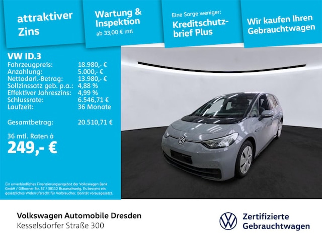 Volkswagen ID.3 2021 Elektrisch