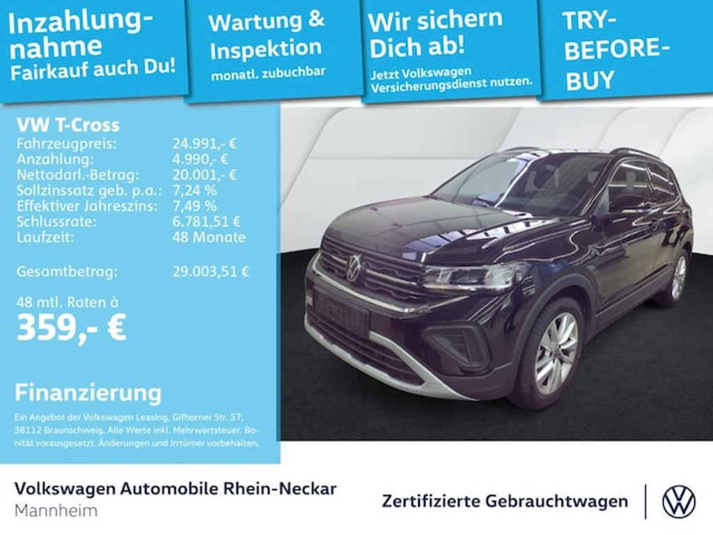 Volkswagen T-Cross 2025 Benzine