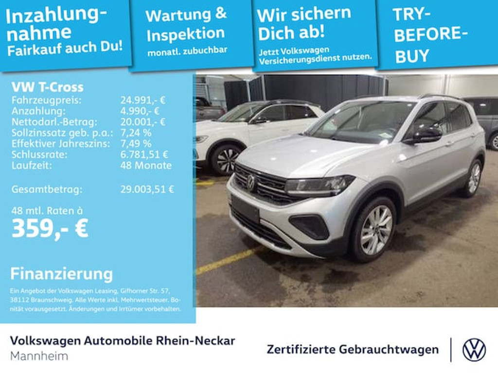 Volkswagen T-Cross 2025 Benzine
