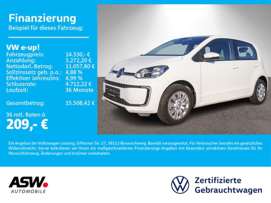 Volkswagen e-Up! 2021 Elektrisch