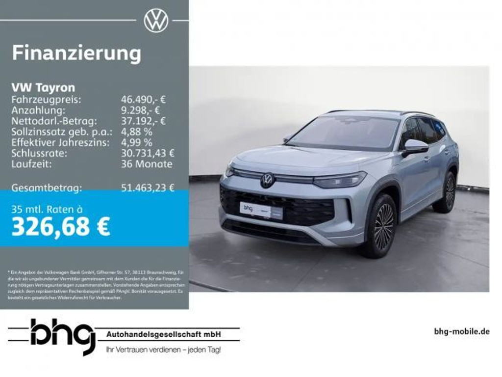 Volkswagen Tayron 2025 Hybride Benzine