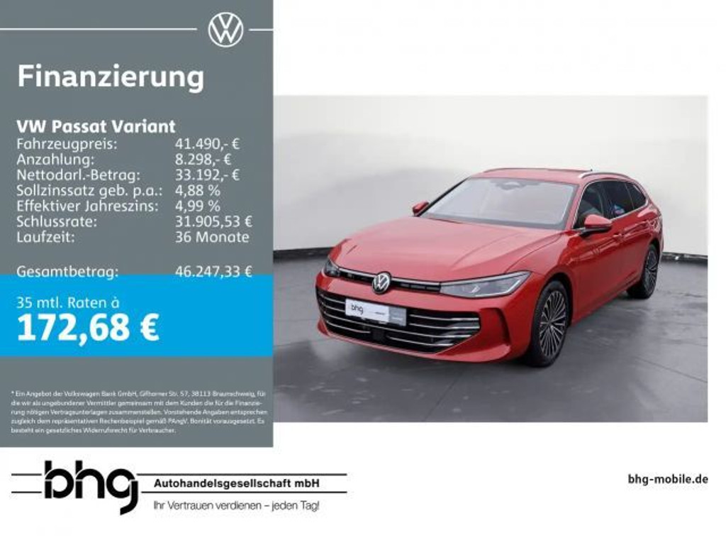 Volkswagen Passat 2025 Hybride Benzine