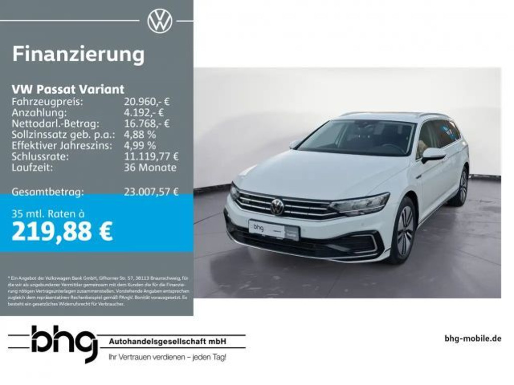Volkswagen Passat 2021 Hybride Benzine