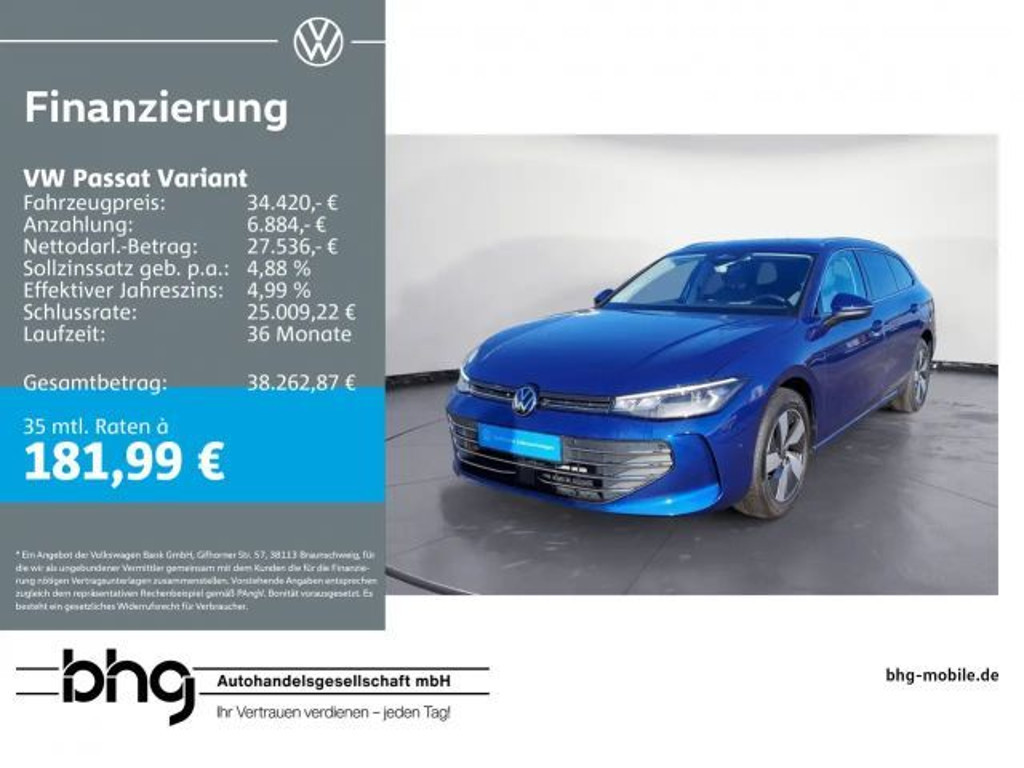 Volkswagen Passat 2025 Benzine