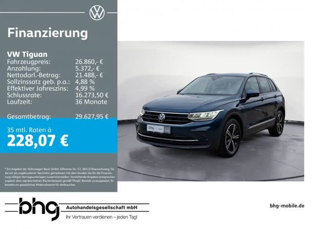 Volkswagen Tiguan 2022 Benzine