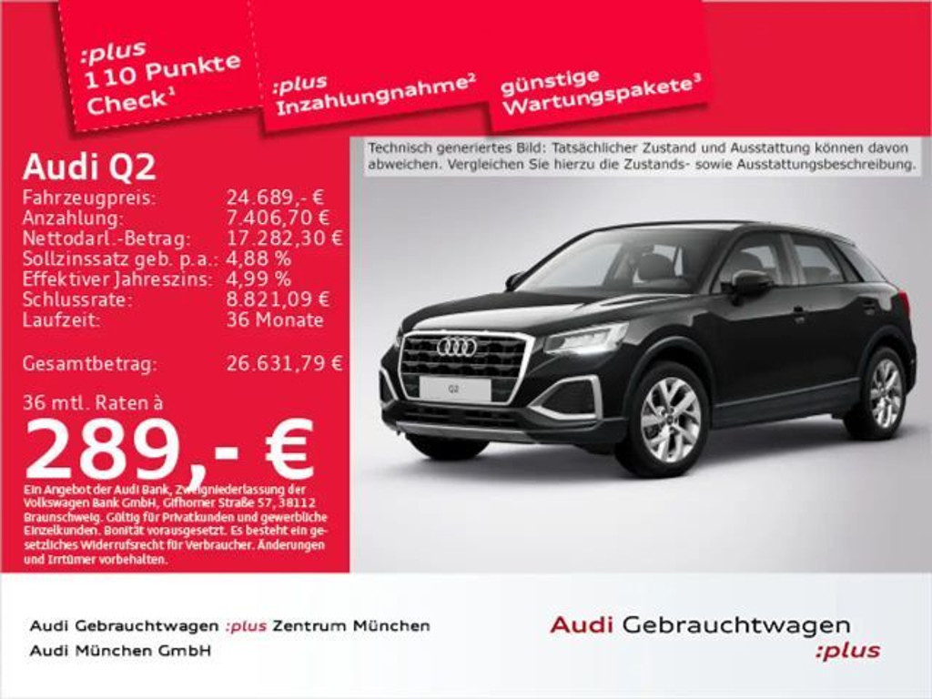 Audi Q2 2022 Benzine