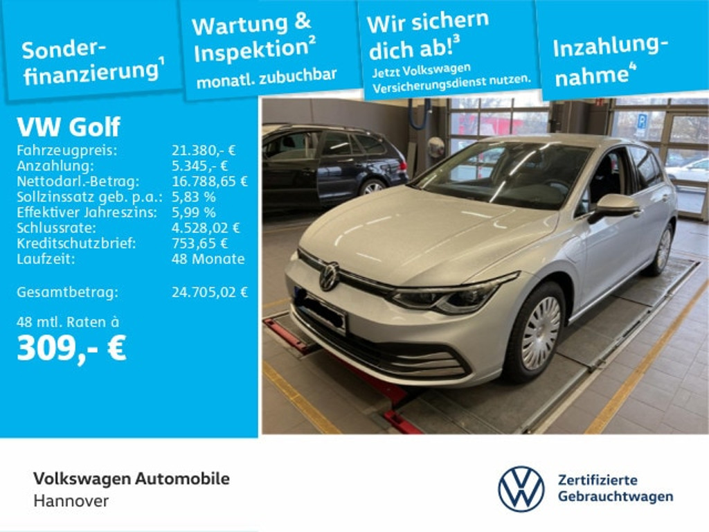 Volkswagen Golf 2021 Hybride Benzine