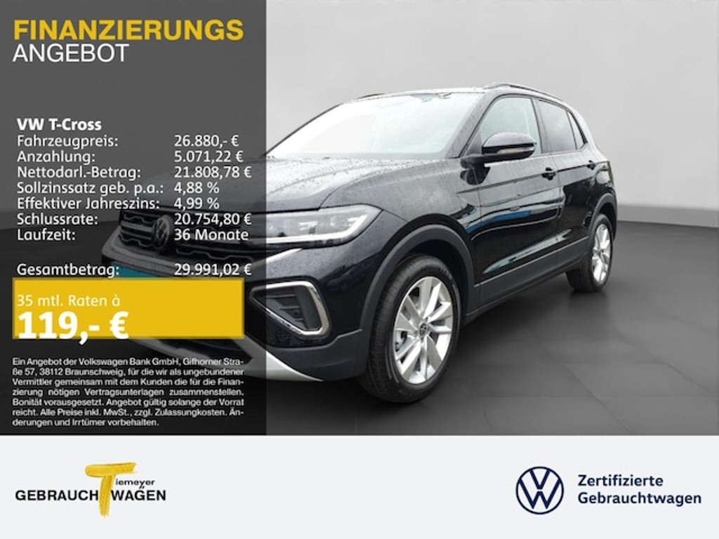 Volkswagen T-Cross 2025 Benzine