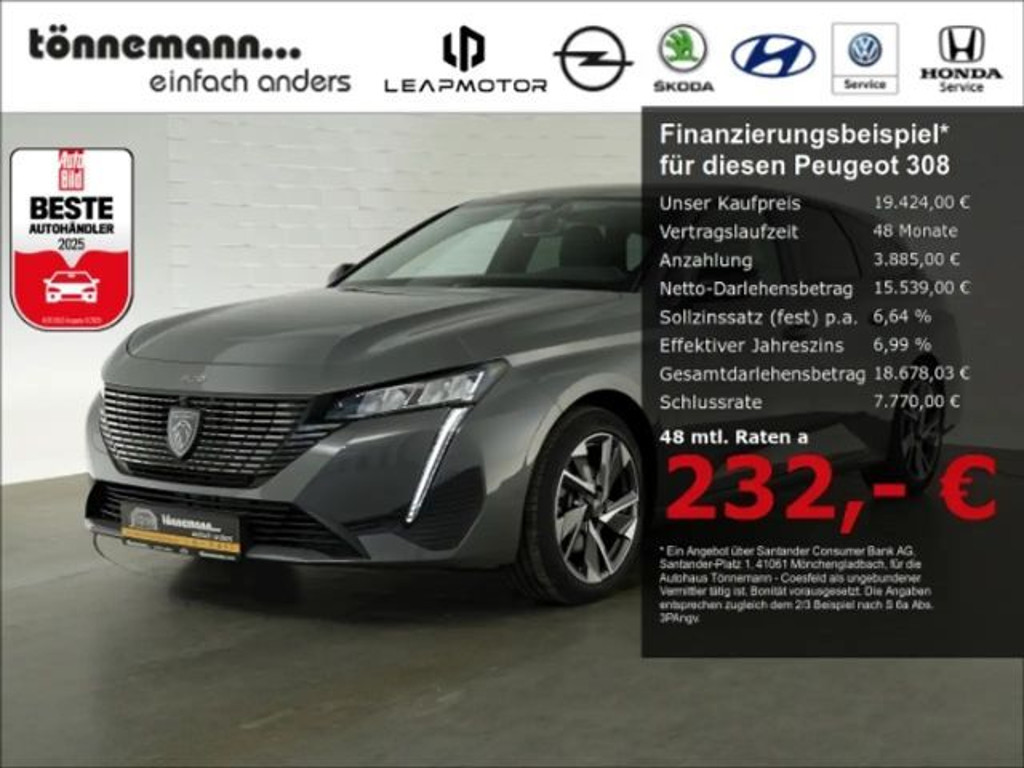 Peugeot 308 2024 Benzine